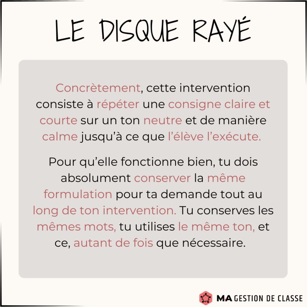 Répéter la demande